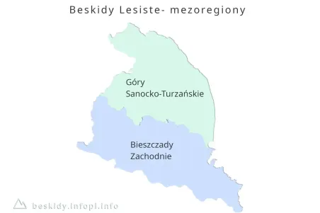 Beskidy Lesiste- mezoregiony