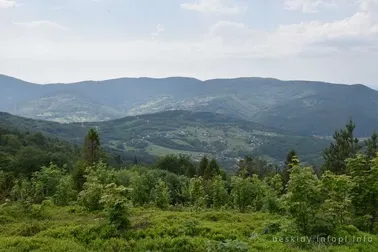 Mały Szlak Beskidzki, dzień 1, widok z Żaru