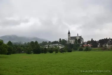 Mały Szlak Beskidzki, dzień 5, Mszana Dolna- kościół